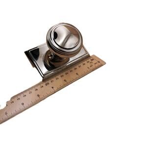 Emtek 8121NWUS14 Passage, Rectangular Rosette, Norwich Knob polished nickel